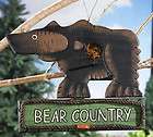 Rustic Wooden Black Bear Birdhouse Bear Country Sign