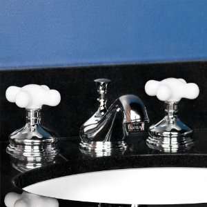  Teapot Widespread Lavatory Faucet with Beauty Rings and 