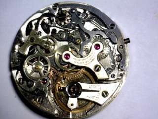 1940s Wyler Gents Chronograph Valjoux 23 Movement Serviced and Nice 