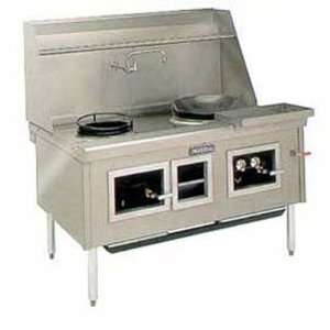 com Imperial Commercial ICRA 2 Wok Range Two Burners Water Cooled Top 