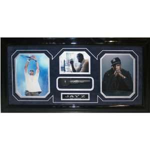  Jay Z Signed Microphone Framed Collage