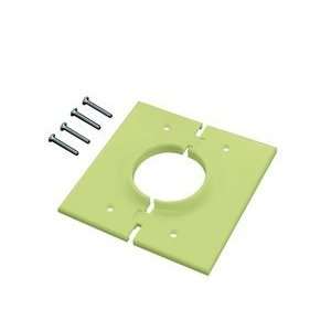  Midlite 2 Gang Split Port Plate, Ivory Electronics