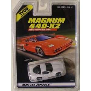  Tyco  98 Corvette white (Slot Cars) Toys & Games