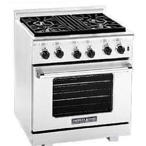    American Range 30 Inch Natural Gas Range With 4 Burners Appliances