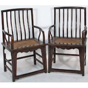  BK0035Y Ming Style Antique Chair with Rattan Seat, circa 