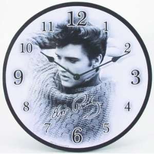  Elvis in Sweater Wood Wall Clock