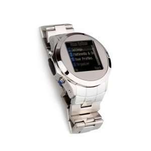  Cell Phone Watch with Media Player + FREE 2GB TF Card (Silver) Cell 