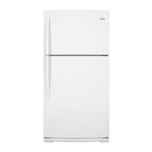  Whirlpool 21 Cu. Ft. White Top Freezer Refrigerator 