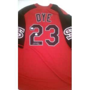   Dye Signed Authentic Chicago White Sox Jersey 