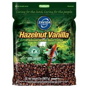 Zavida Hazelnut Vanilla Coffee 32oz (whole beans)  Grocery 