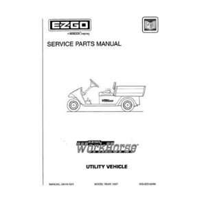  Parts Manual for Gas Workhorse Utility Vehicle Patio, Lawn & Garden