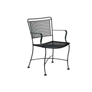   Wrought Iron Metal Arm Patio Dining Chair Patio, Lawn & Garden