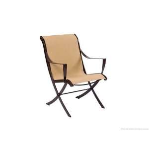 Woodard Cromwell Wrought Iron Dining Arm Patio Chair 
